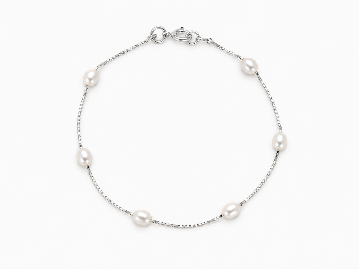 Pulseira Veneziana com Pérolas