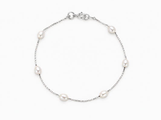 Pulseira Veneziana com Pérolas
