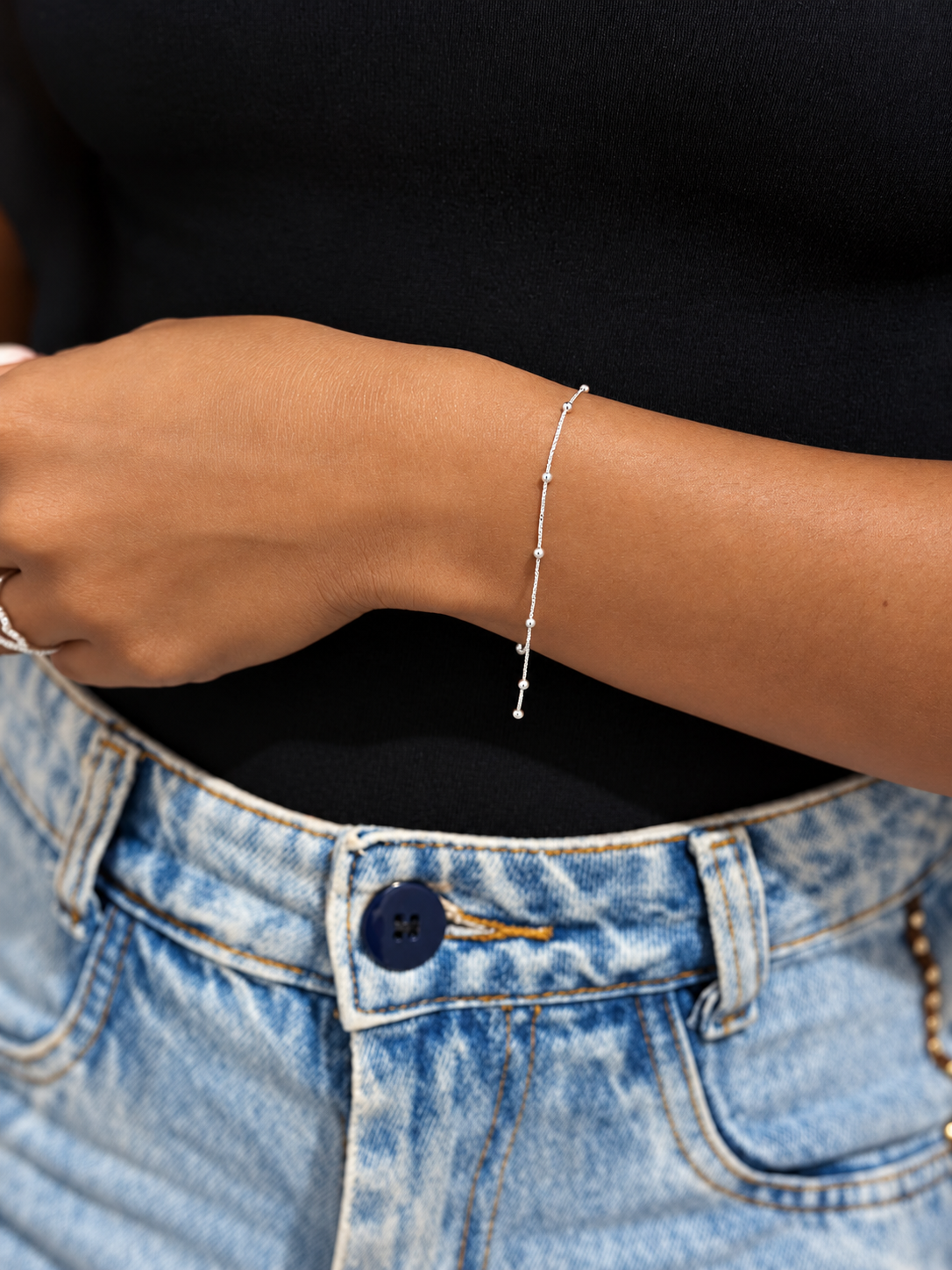 Pulseira Veneziana com Bolinhas